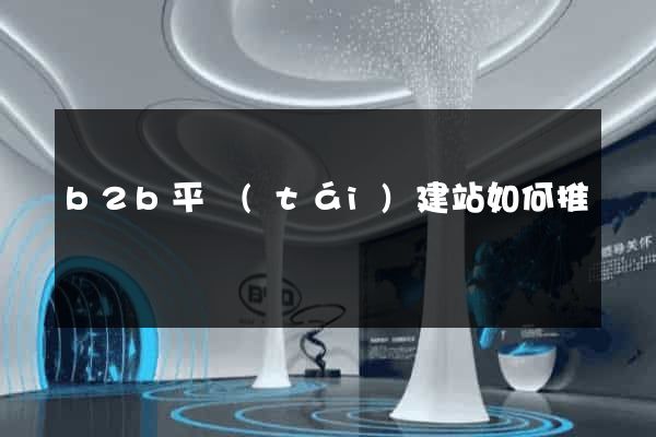 b2b平臺(tái)建站如何推廣