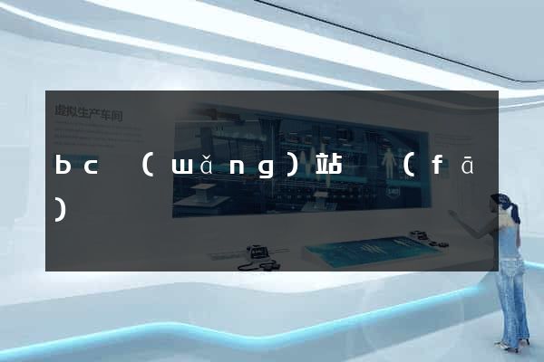 bc網(wǎng)站開發(fā)