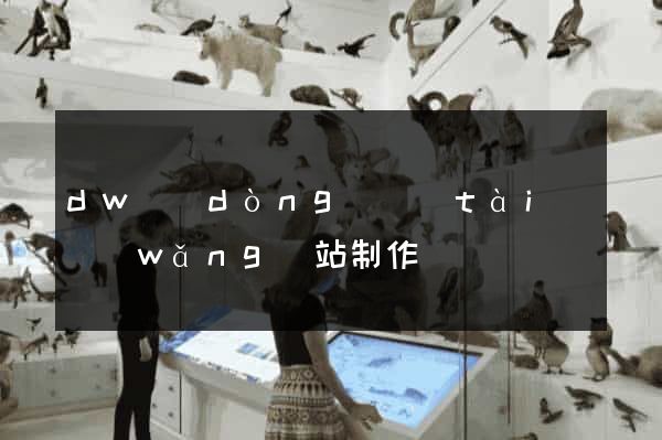 dw動(dòng)態(tài)網(wǎng)站制作