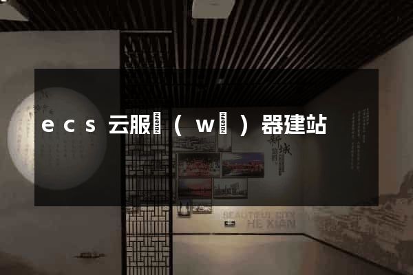 ecs云服務(wù)器建站