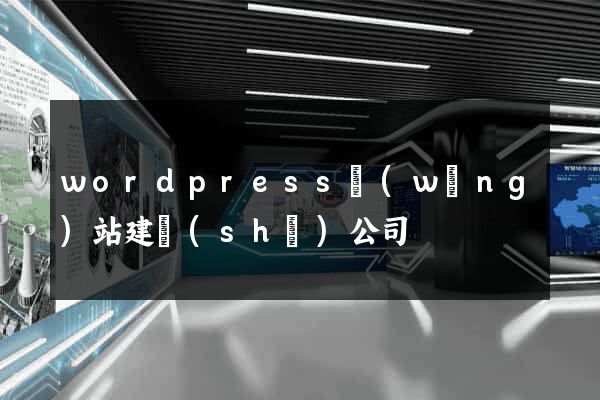 wordpress網(wǎng)站建設(shè)公司