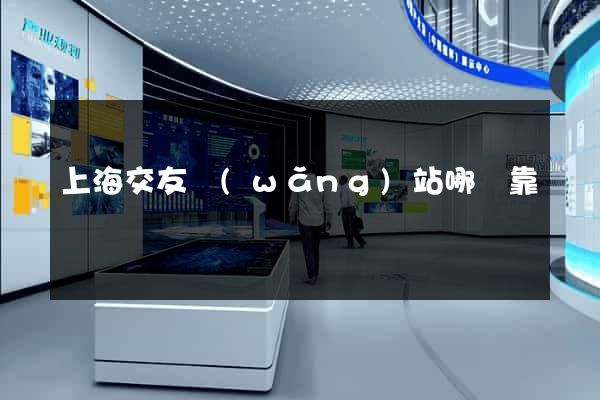 上海交友網(wǎng)站哪個靠譜