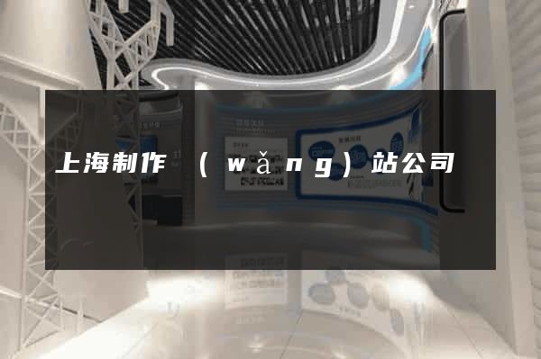 上海制作網(wǎng)站公司