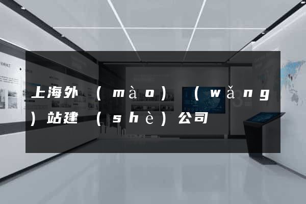 上海外貿(mào)網(wǎng)站建設(shè)公司