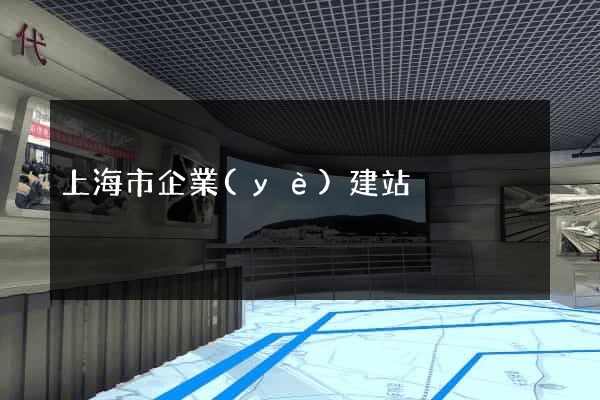 上海市企業(yè)建站