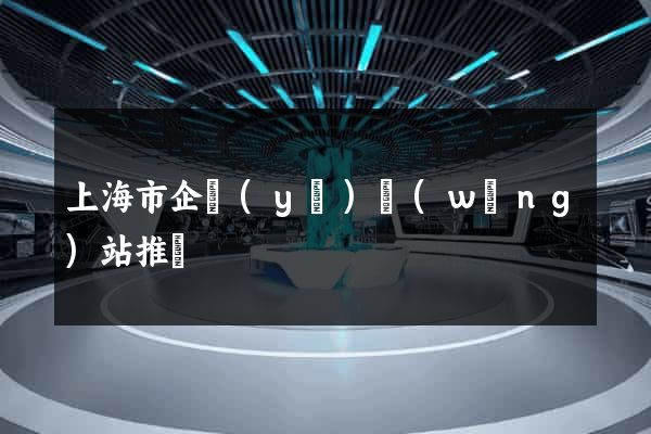 上海市企業(yè)網(wǎng)站推廣