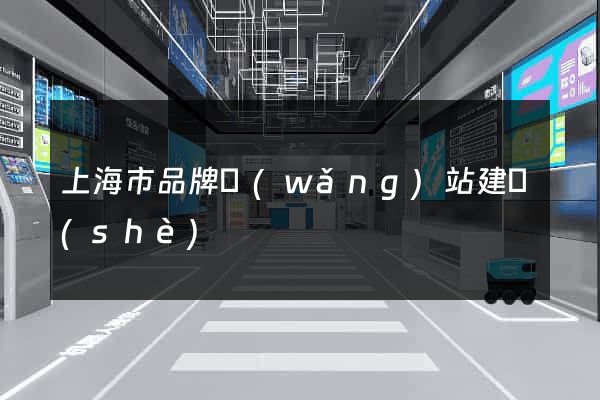 上海市品牌網(wǎng)站建設(shè)