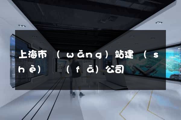 上海市網(wǎng)站建設(shè)開發(fā)公司