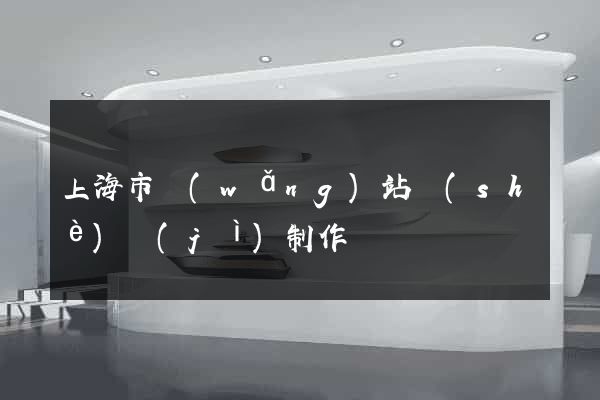 上海市網(wǎng)站設(shè)計(jì)制作