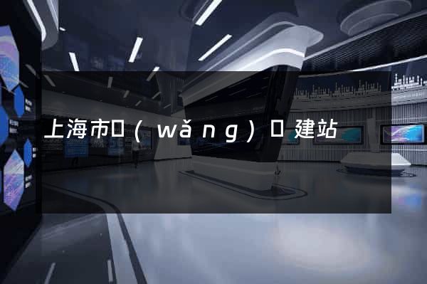 上海市網(wǎng)絡建站