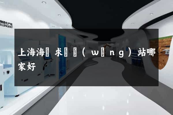 上海海歸求職網(wǎng)站哪家好