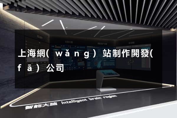 上海網(wǎng)站制作開發(fā)公司