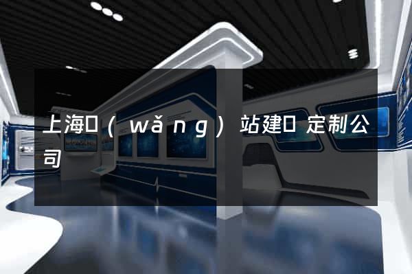 上海網(wǎng)站建設定制公司