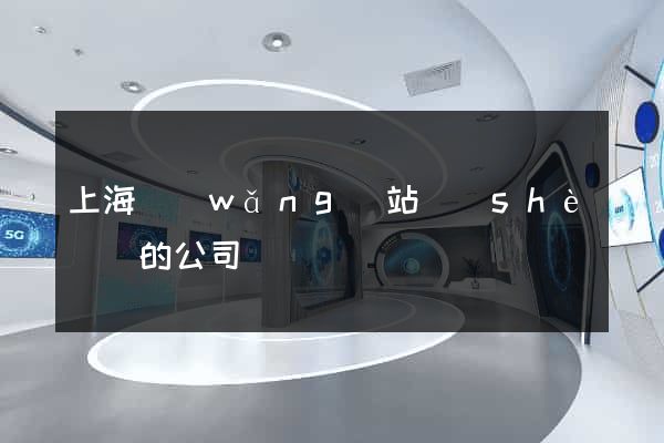 上海網(wǎng)站設(shè)計的公司