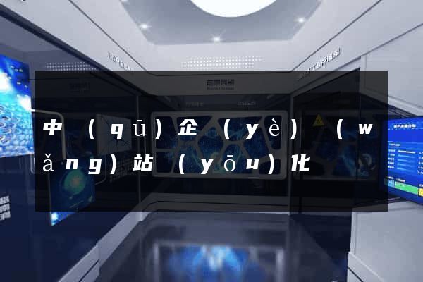 中區(qū)企業(yè)網(wǎng)站優(yōu)化