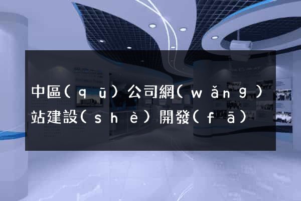 中區(qū)公司網(wǎng)站建設(shè)開發(fā)