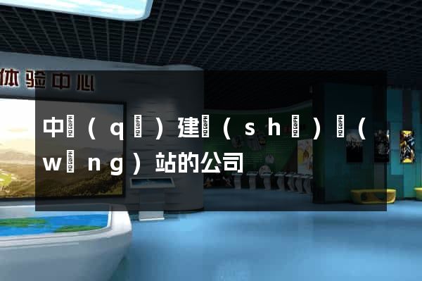 中區(qū)建設(shè)網(wǎng)站的公司