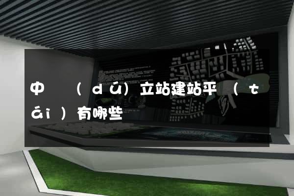 中國獨(dú)立站建站平臺(tái)有哪些