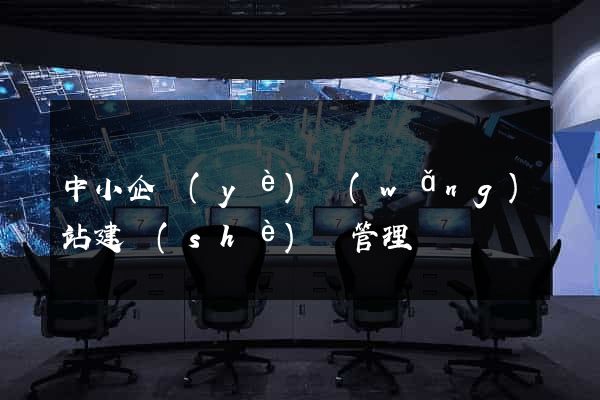 中小企業(yè)網(wǎng)站建設(shè)與管理