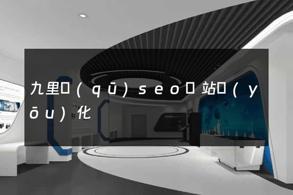 九里區(qū)seo網站優(yōu)化