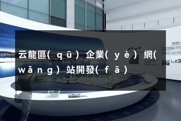 云龍區(qū)企業(yè)網(wǎng)站開發(fā)