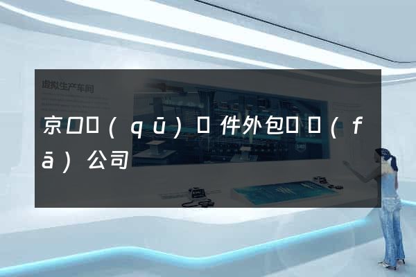京口區(qū)軟件外包開發(fā)公司
