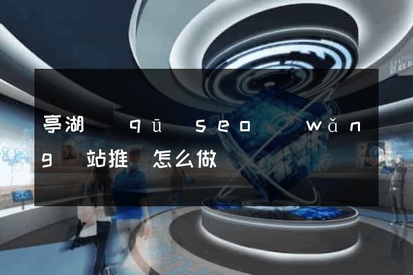 亭湖區(qū)seo網(wǎng)站推廣怎么做