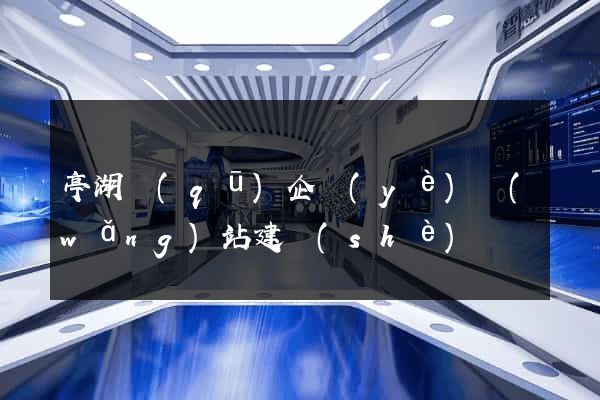 亭湖區(qū)企業(yè)網(wǎng)站建設(shè)