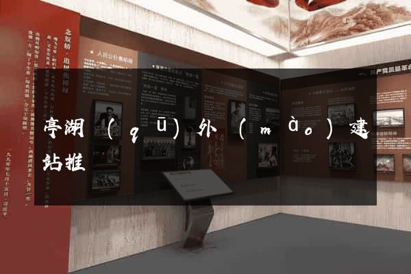 亭湖區(qū)外貿(mào)建站推廣