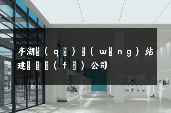 亭湖區(qū)網(wǎng)站建設開發(fā)公司