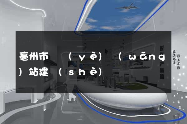 亳州市專業(yè)網(wǎng)站建設(shè)