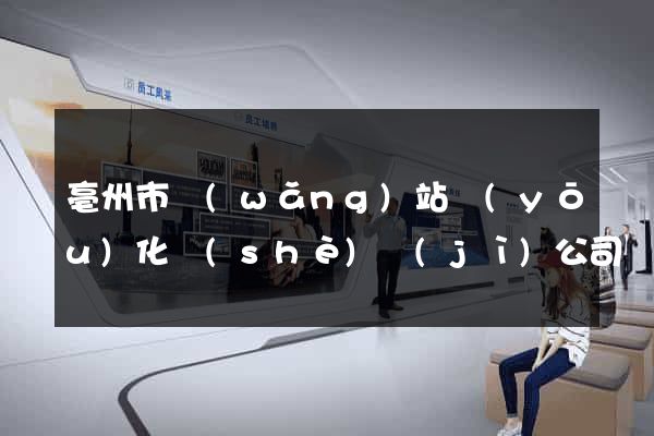 亳州市網(wǎng)站優(yōu)化設(shè)計(jì)公司