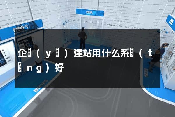 企業(yè)建站用什么系統(tǒng)好
