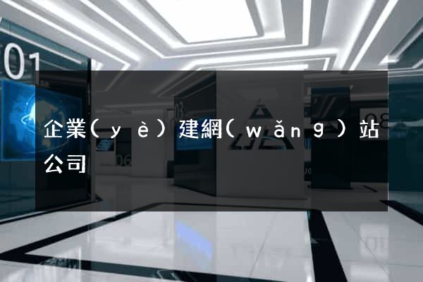 企業(yè)建網(wǎng)站公司