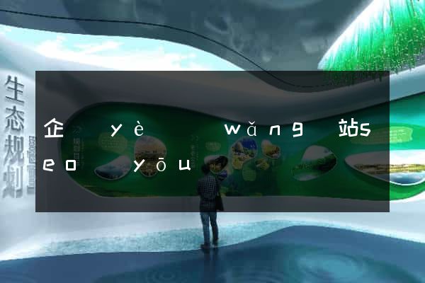 企業(yè)網(wǎng)站seo優(yōu)