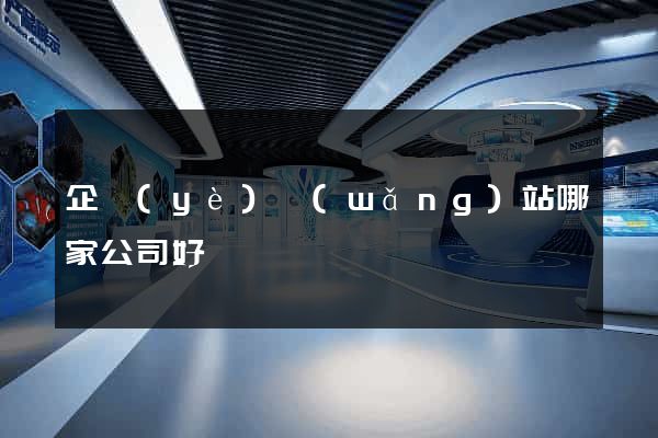 企業(yè)網(wǎng)站哪家公司好