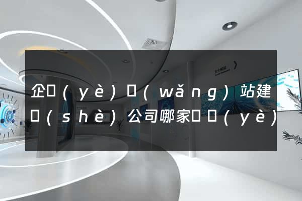 企業(yè)網(wǎng)站建設(shè)公司哪家專業(yè)