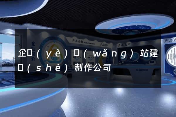 企業(yè)網(wǎng)站建設(shè)制作公司