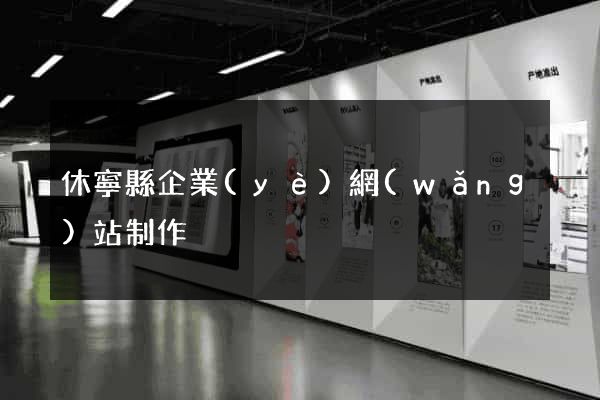 休寧縣企業(yè)網(wǎng)站制作