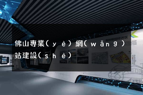 佛山專業(yè)網(wǎng)站建設(shè)