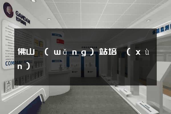 佛山網(wǎng)站培訓(xùn)
