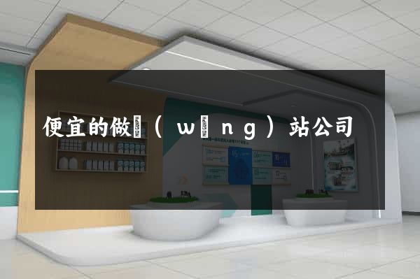 便宜的做網(wǎng)站公司