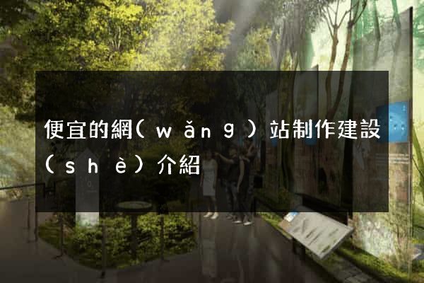 便宜的網(wǎng)站制作建設(shè)介紹