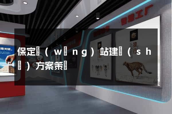 保定網(wǎng)站建設(shè)方案策劃