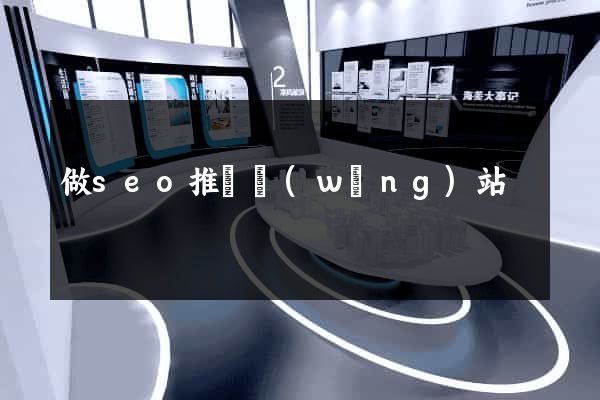 做seo推廣網(wǎng)站