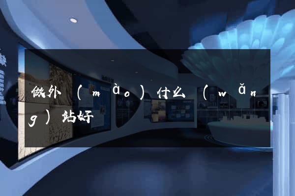 做外貿(mào)什么網(wǎng)站好
