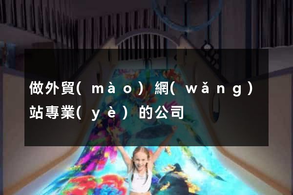 做外貿(mào)網(wǎng)站專業(yè)的公司