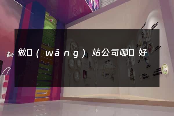 做網(wǎng)站公司哪個好