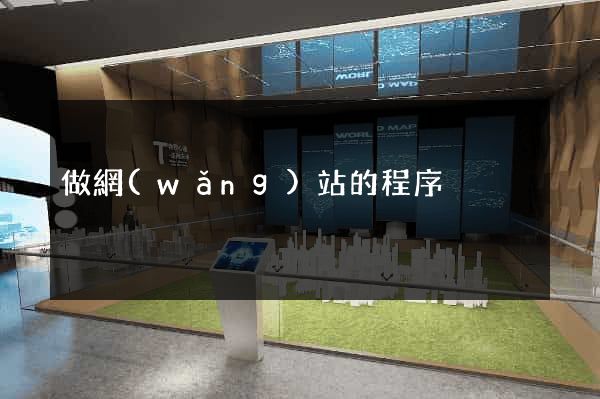 做網(wǎng)站的程序