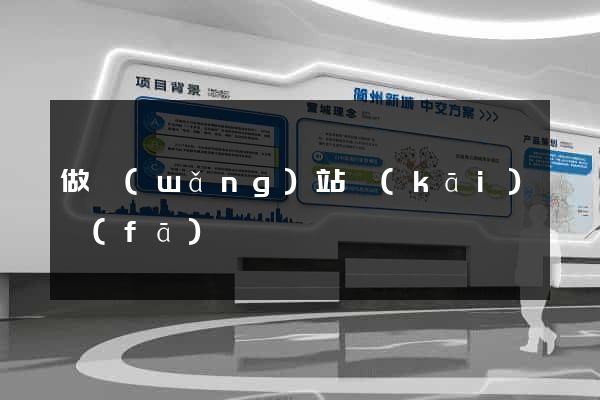 做網(wǎng)站開(kāi)發(fā)